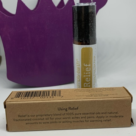 RELIEF 10ml Essential Oil Roll On Sealed NIB - Picture 2 of 2